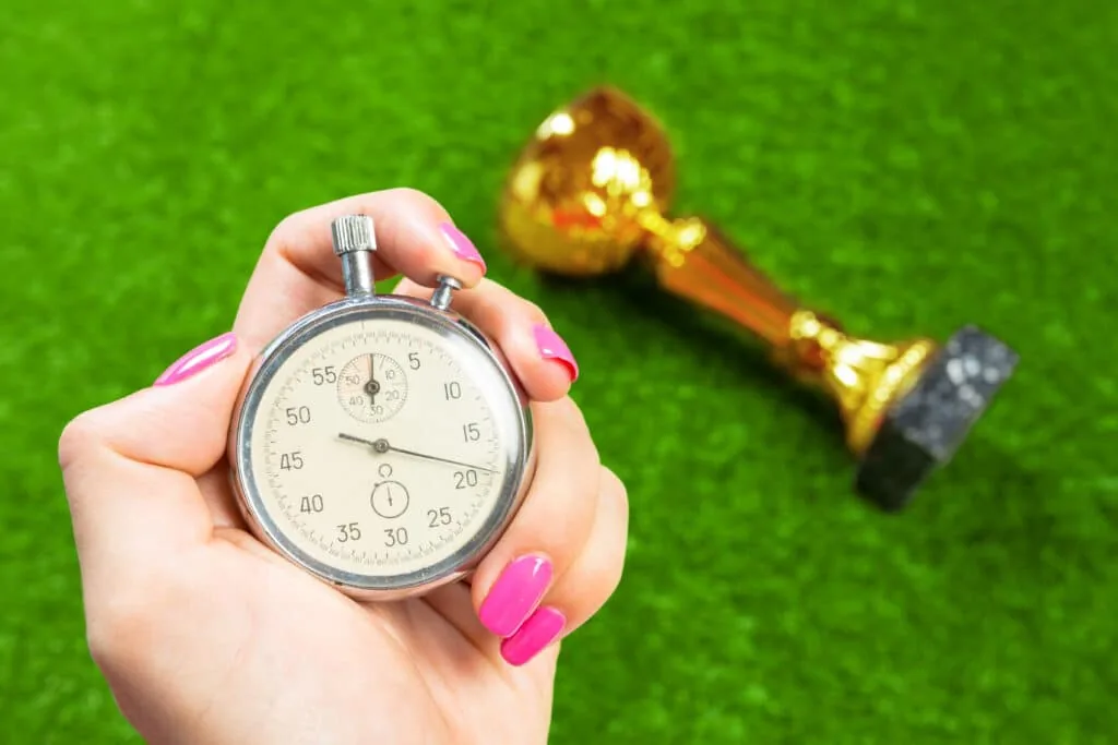 Silver chronometer